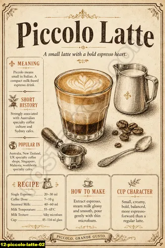 Piccolo Latte 02 - Resep Kopi / Piccolo Latte