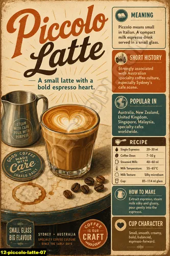 Piccolo Latte 07 - Resep Kopi / Piccolo Latte