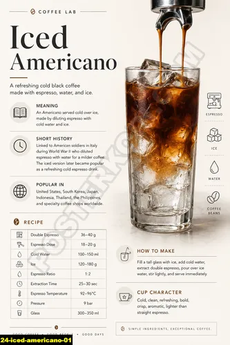Iced Americano 01 - Resep Kopi / Iced Americano