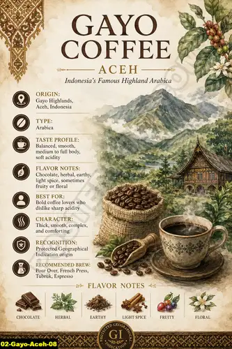 Gayo Aceh 08 - Types Of Indonesian Coffee / Gayo Aceh