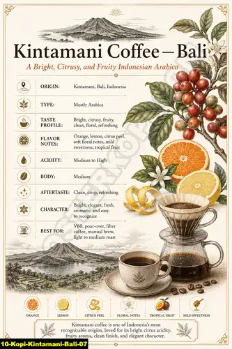 Kopi Kintamani Bali 07 - Types Of Indonesian Coffee / Kopi Kintamani Bali