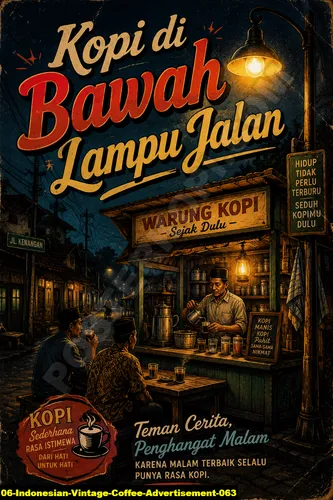Indonesian Vintage Coffee Advertisement 063 - Coffee Quotes / Indonesian Vintage Coffee Advertisement