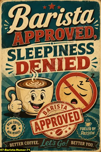 Barista Humor 71 - Coffee Quotes / Barista Humor