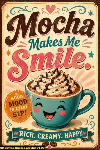 Poster kopi Coffee Quotes Playful 01 99 untuk cafe dan barista