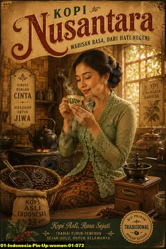 Indonesia Pin Up Women 01 072 - Pin Up Poster / Indonesia Pin Up Women 01