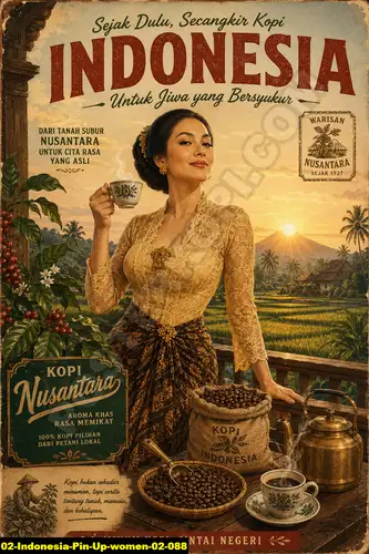 Indonesia Pin Up Women 02 088 - Pin Up Poster / Indonesia Pin Up Women 02