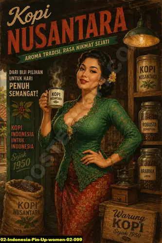 Indonesia Pin Up Women 02 099 - Pin Up Poster / Indonesia Pin Up Women 02