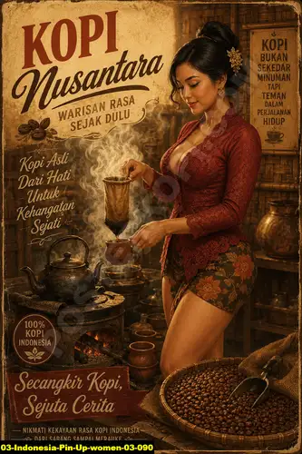 Indonesia Pin Up Women 03 090 - Pin Up Poster / Indonesia Pin Up Women 03