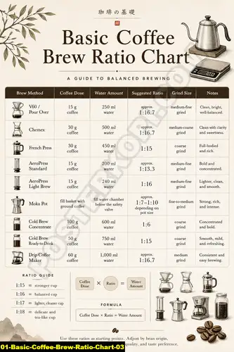 Basic Coffee Brew Ratio Chart 03