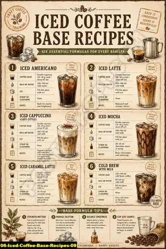 Iced Coffee Base Recipes 09 - Standard Coffee Guides / Iced Coffee Base Recipes